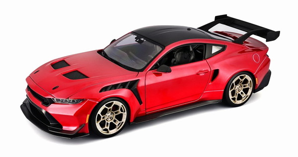 4月以降発売予定 Maisto 1/18 フォード マスタング GTD 2025 メタリックレッド 完成品ダイキャストミニカー MS31468R