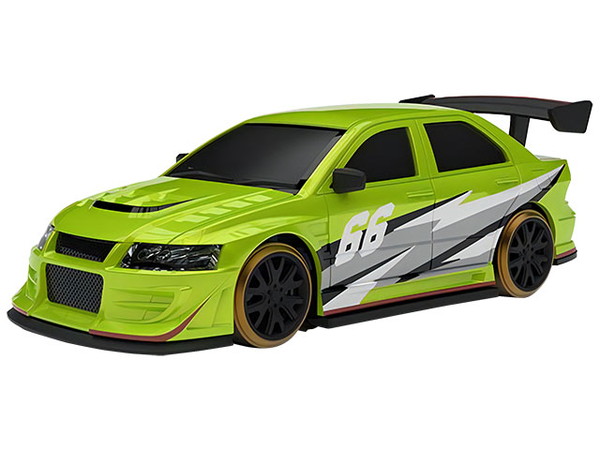 HiTEC Turbo Racing 1/76 C66 ドリフトカー グリーン 2.4GHz 技適認証済 電動R/C 送信機付きRTRフルセット