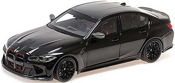 【貨物輸送無料】 MINICHAMPS 1/18 BMW M3 CS 2023 ブラックメタリック 切り上げる品ダイキャストミニカー 110023502