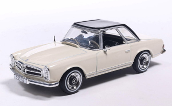 IXO MODELS 1/43 メルセデスベンツ 230SL (W113) 1964 ハードトップ クリーム 完成品ダイキャストミニカー CLC617N
