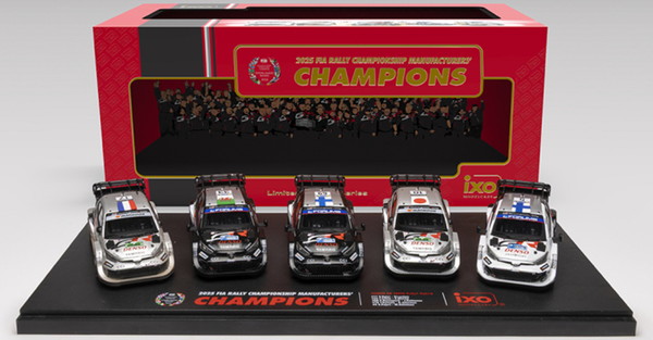 6月以後発売予定を組む 【貨物輸送無料】 IXO MODELS 1/43 トヨタ GRヤリス Rally1 WRCマニュファクチャラーズチャンピオン2025 5台仕掛ける 成し遂げる品ダイキャストミニカー ランダムアクセス記憶装置1014SET5