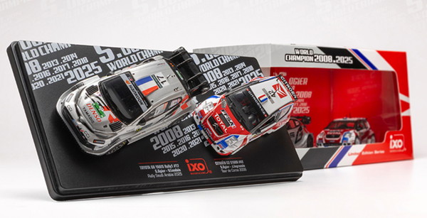 8月以降発売予定 IXO MODELS 1/43 シトロエン C2 S1600/トヨタ GRヤリス Rally1 World Champion 2008/2025 2台セット 完成品ダイキャストミニカー RAM1015SET2｜トイスタジアム2号店