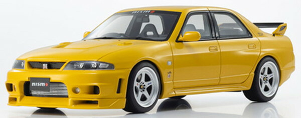 【8月発売予定を組む】 京商事あたらしい 1/18 samurai 日産 地上地平 GT-R オーテックバージョン チューンド by ニスモ (黄色) 研ぎ澄ます品ミニカー KSR18071Y
