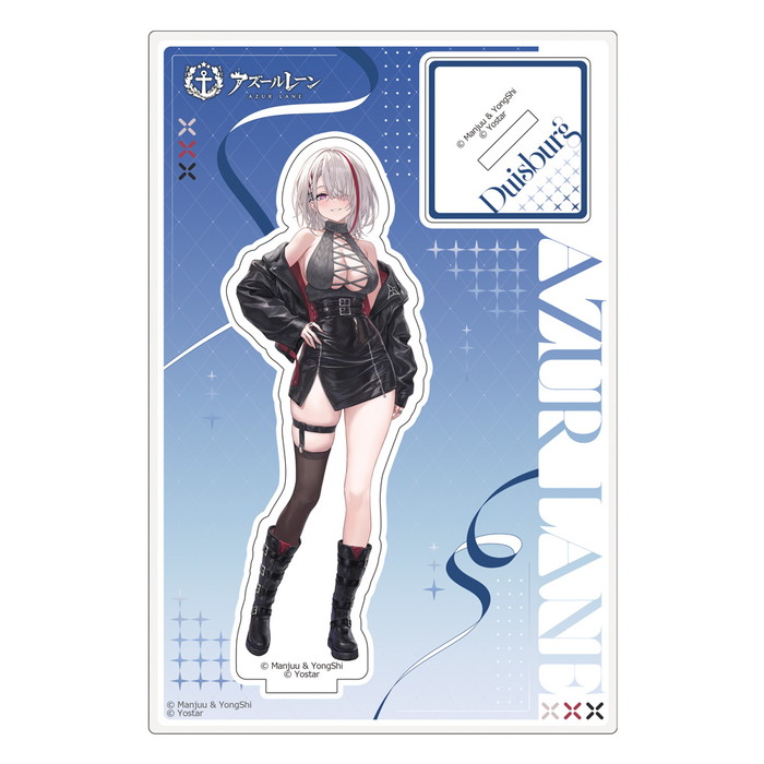 5月発売予定　アズールレーン 描き下ろしアクリルスタンド（デュイスブルク／冬デート）画像