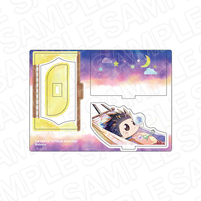 12月下旬発売予定　家庭教師ヒットマンREBORN！ レイヤーアクリルスタンド PALE TONE series リボーン night ver.画像