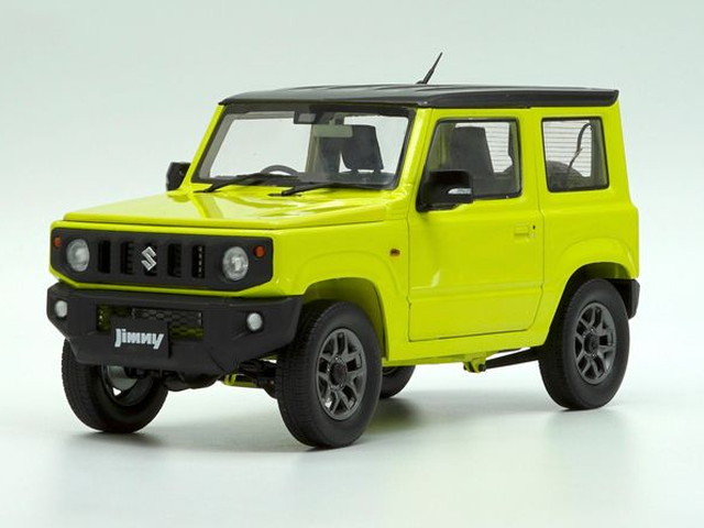 BM CREATIONS 1/18 スズキ ジムニー JB64 キネティック イエロー (ZZB) RHD 右ハンドル 完成品ダイキャストミニカー 18B0001