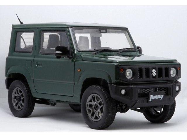 BM CREATIONS 1/18 スズキ ジムニー JB64 ジャングルグリーン (ZZC) RHD 右ハンドル 完成品ダイキャストミニカー 18B0002