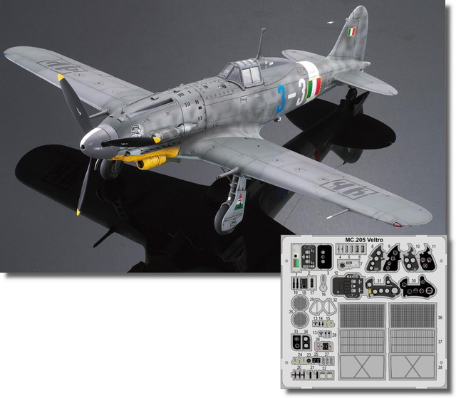 プラッツ 1/32 WW.II イタリア空軍 マッキ MC.205 ベルトロ w/専用エッチングパーツ IT2519SP|トイスタジアム2号店