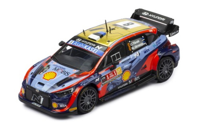 IXO MODELS 1/43 ヒョンデ i20 N RALLY1 2022年イープルラリー 優勝 #8 O.Tanak/M.Jrveoja 完成品ダイキャストミニカー RAM872