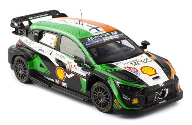 IXO MODELS 1/18 ヒョンデ i20 N Rally1 2023年クロアチアラリー #4 E.Lappi/J.Ferm 完成品ダイキャストミニカー18RMC160B