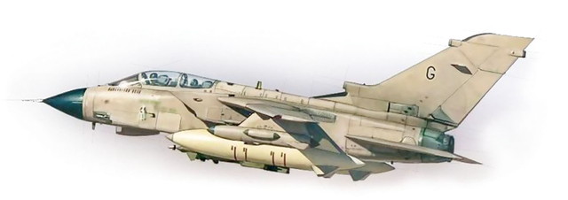 6月以降発売予定 イタレリ 1/32 イギリス空軍 トーネードGR.1 湾岸戦争 プラモデル IT2521