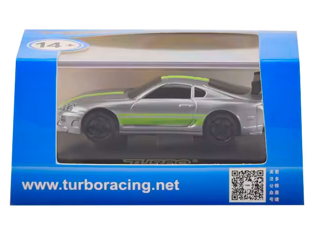 HiTEC TURBO RACING 1/76 C73 Silver On-road Car プロポレス C73S