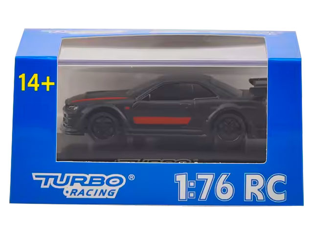 HiTEC TURBO RACING 1/76 C74 Black On-road Car プロポレス C74S