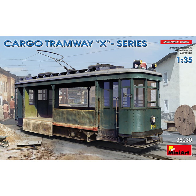 ミニアート 1/35 1940-60年代 ソビエト 貨物輸送路面電車 Xシリーズ プラモデル MA38030