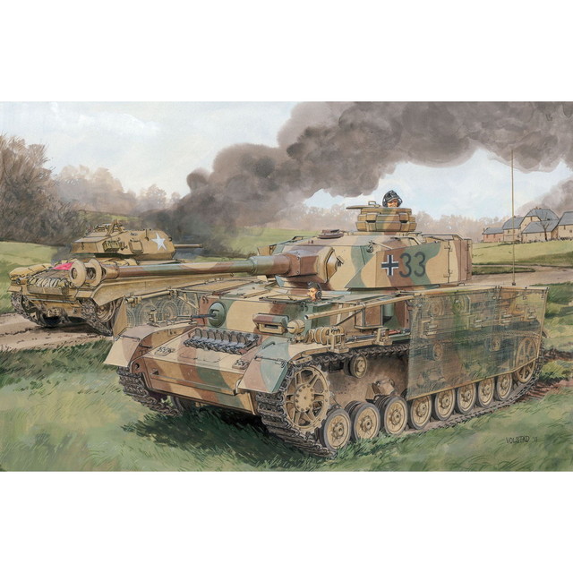 ドラゴン 1/35 WW.II ドイツ軍 IV号戦車J型 最終生産型 マジックトラック/アルミ砲身付属 プレミアムエディション プラモデル DR6729MT