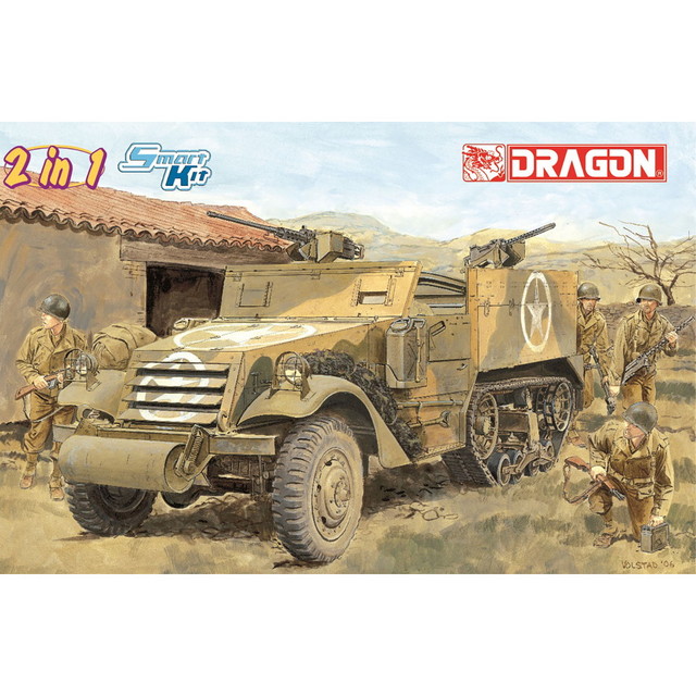 ドラゴン 1/35 WW.II アメリカ軍 M2/M2A1ハーフトラック(スマートキット) プラモデル DR6329