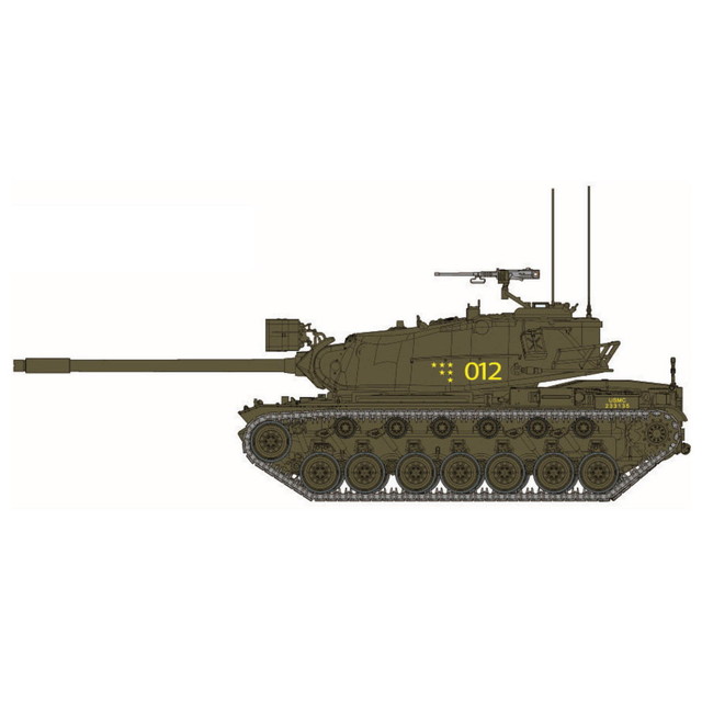 ドラゴン 1/72 アメリカ陸軍 M103A2 重戦車 完成品 DRR63162