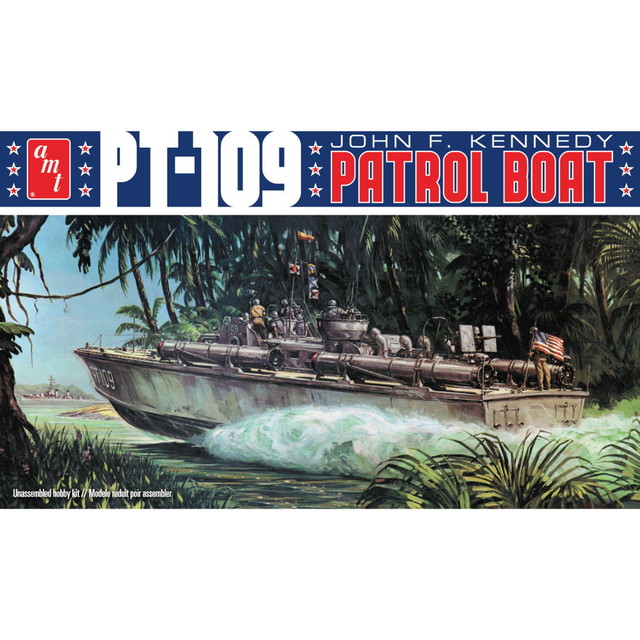 AMT 1/64 WW.II アメリカ海軍 魚雷艇 PTボート PT-109 \