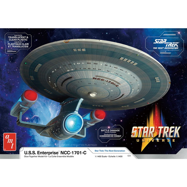 AMT 1/1400 スタートレック U.S.S. エンタープライズ NCC-1701-C プラモデル AMT1332