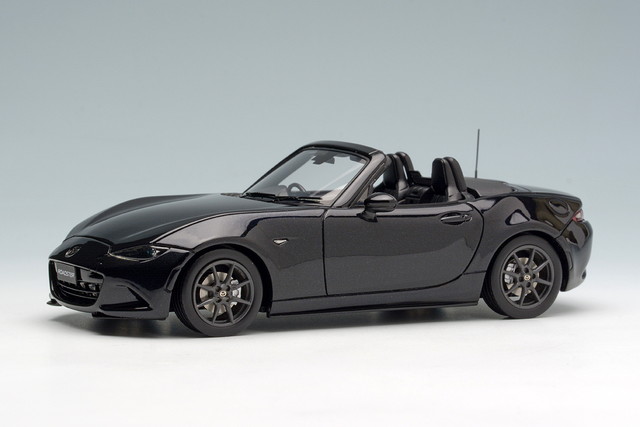 VISION 1/43 マツダ ロードスター (ND) 2015 ジェットブラックマイカ 完成品ミニカー VM097D