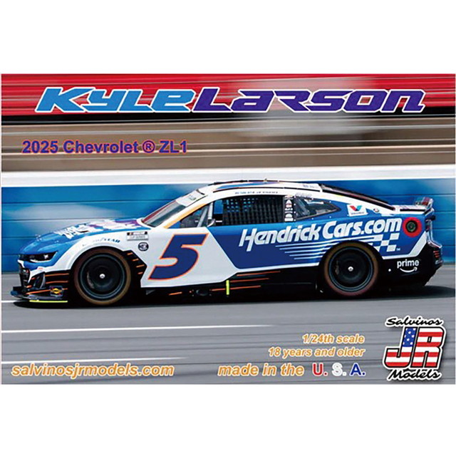 サルビノスJRモデルズ 1/24 カイル・ラーソン #5 H1100 ヘンドリックカーズ シボレー カマロ NASCAR 2025 プラモデル HMC2025KLC｜トイスタジアム2号店