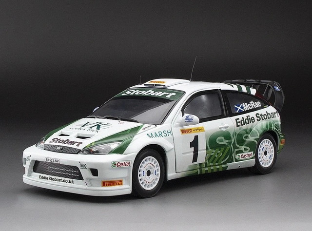 SUNSTAR 1/18 フォード フォーカス RS WRC &rsquo;03 2005年 ピレリ インターナショナル ラリー #1 完成品ダイキャストミニカー 3912｜トイスタジアム2号店
