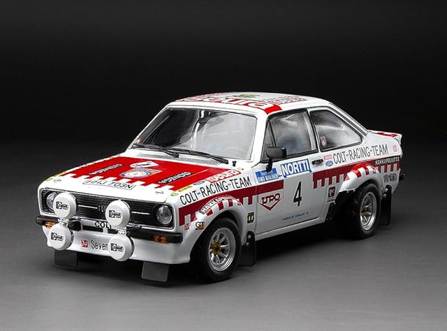 SUNSTAR 1/18 フォード エスコート RS1800 1975年1000湖 ラリー 3位 #4 T.Makinen/H.Liddon 完成品ダイキャストミニカー 4856|トイスタジアム2号店
