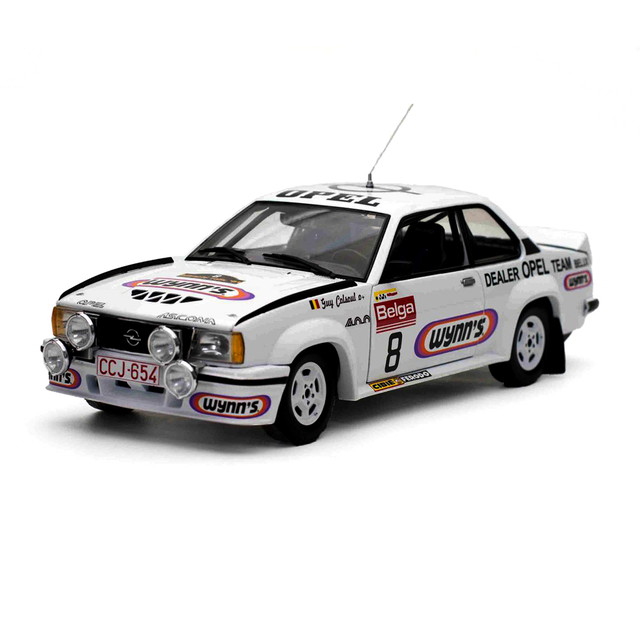 SUNSTAR 1/18 オペル アスコナ 400 1981年ビアンキラリー 2位 #8 Colsoul Guy/Lopes Alain 切り上げる品ダイキャストミニカー 5380