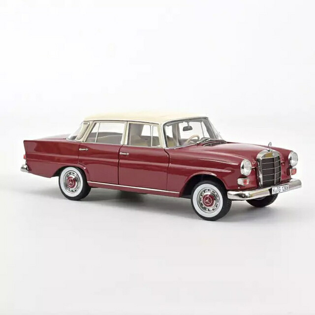 NOREV 1/18 メルセデス・ベンツ 200 1966 赤いこと 遣っ付ける品ダイキャストミニカー 183706