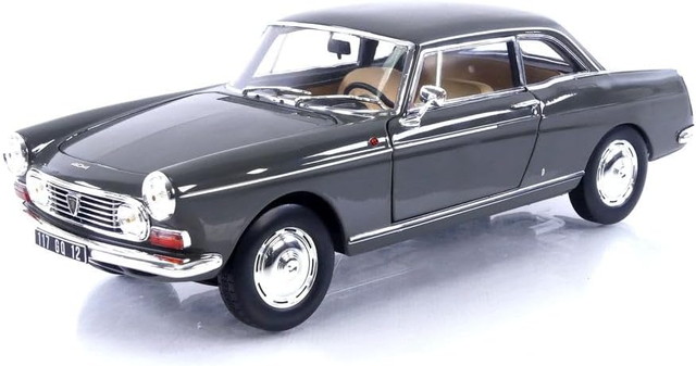 NOREV 1/18 プジョー 404 クーペ 1967 Graphite 薄墨色 遣っ付ける品ダイキャストミニカー 184834