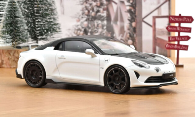NOREV 1/18 アルピーヌ A110 R 2024 イリデセントホワイト 遣っ付ける品ダイキャストミニカー 185433