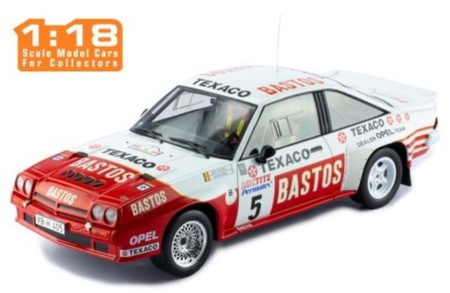 IXO MODELS 1/18 オペル マンタ 400 1985年イープルラリー #5 G.Colsoul /A.Lopes 研ぎ澄ます品ダイキャストミニカー 18RMC134