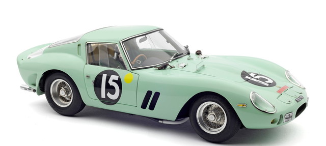 【貨物輸送無料】 CMC 1/18 フェラーリ 250 GTO Stirling Moss RHD 1962年行楽客・賞 #15 I.Ireland 遣っ付ける品ダイキャストミニカー M247