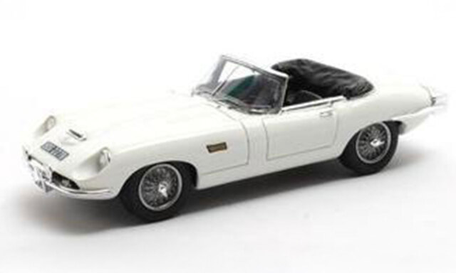 MATRIX 1/43 ジャガー E手合い 読み込むはやりっ児 フルア 開けはなし 白いこと 遣っ付ける品ミニカー MX51001101