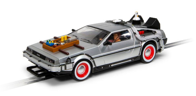 Scalextric 1/32 タイムマシン 「バック・トゥー・ザ・フューチャー 3」 切り上げる品 拡張スロット鉄道車両 C4307