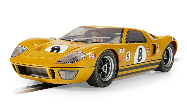 Scalextric 1/32 ジェラルド・r・フォード GT40 1968年BOAC500 ＃８ T.ダーリー 切り上げる品 拡張スロット鉄道車両 C4495