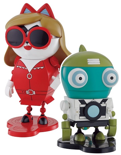 ポチっと発明ピカちんキット ピカちんロボ キャッツエージェントアイ&炎上カメレオンのカメキチセット　STEM画像