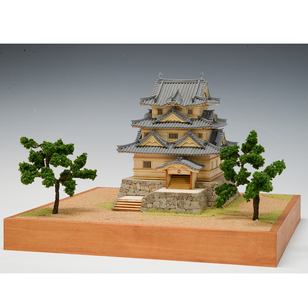 送料無料】ウッディジョー 木製建築模型 1/150 丸亀城 | アート