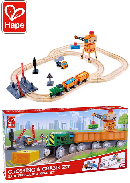 hape crossing and crane set