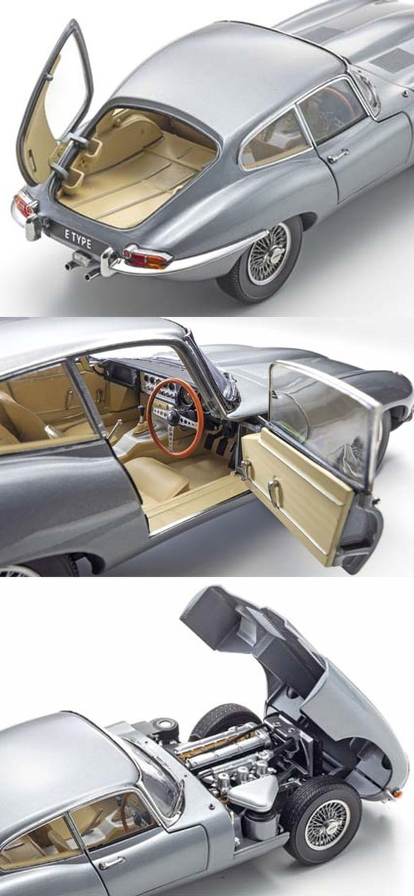 完成品ダイキャストミニカー 1 18 ジャガー Eタイプ ガンメタリック Ks054gm 京商オリジナル Painfreepainrelief Com
