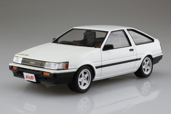 アオシマ 1/24 頭文字D イニシャルD No.10 武内 樹 AE85 レビン プラモデル画像