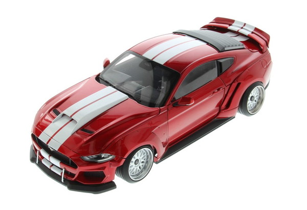 ダイキャストマスター 1/18スケール フォード マスタング 2019 ワイドボディキット (LHD) 左ハンドル仕様 完成品ダイキャストミニカー 61007|トイスタジアム2号店