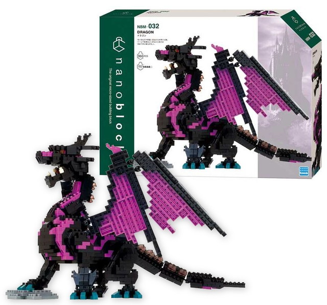 楽天市場 送料無料 ナノブロック Nanoblock ドラゴン 難易度4 Nbm 032 トイスタジアム1号店