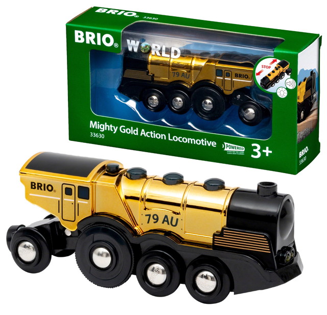 マイティーゴールドアクション機関車 92％以上節約 33630 おもちゃ BRIO ブリオ 当店の記念日