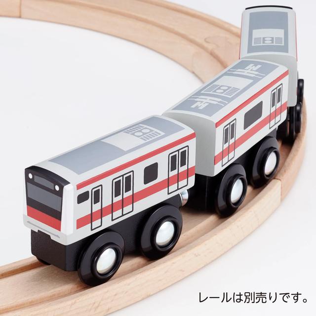 多様な moku TRAIN Ｅ２３３系 京葉線 3両セット 木製玩具 木製