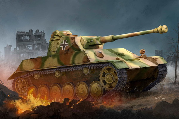 HOBBY BOSS 1/35 ファイティングヴィークル ドイツ 統制型車台III/IV号戦車(小型砲塔) プラモデル 80151