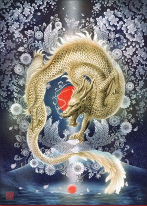 楽天市場】500ピースジグソーパズル 騎龍弁財天 エポック社 06-106 (38