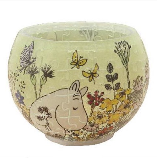 ランプシェードパズル 80ピース ムーミン 楽しいフラワーガーデン 2201-73画像