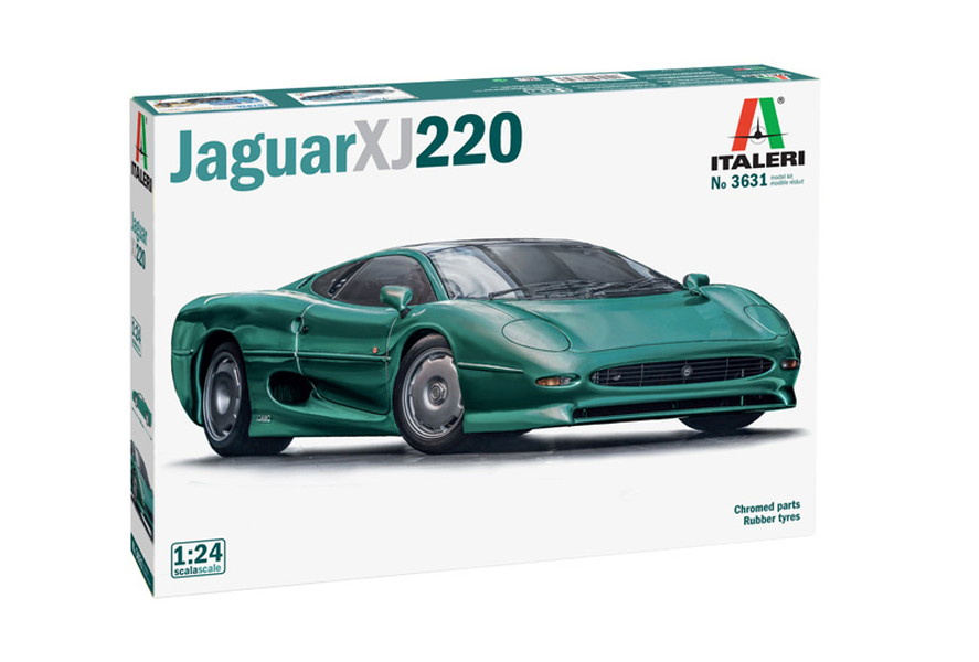 イタレリ 1/24 ジャガー XJ 220 日本語説明書付属 プラモデル IT3631