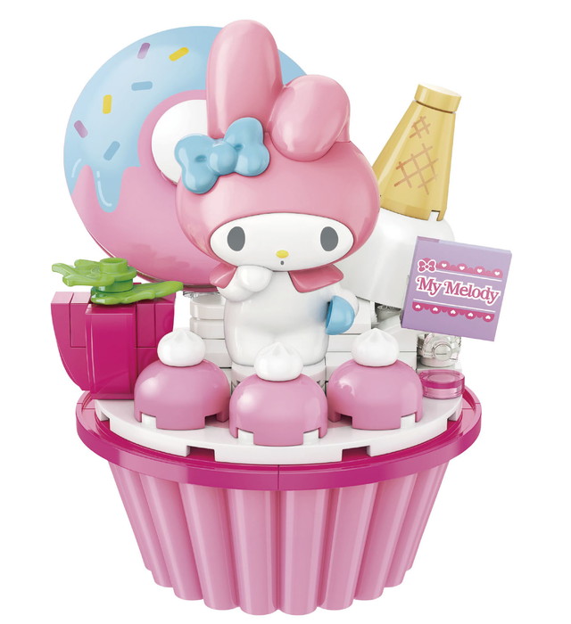 マイメロ　カップケーキ　ぬいぐるみ マイメロ カップケーキマスコットぬいぐるみボールチェーン